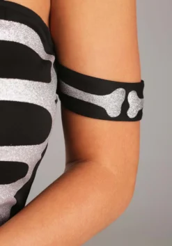 Armada High Fashion Skeleton Costume For Women -Smiffys Sales womens high fashion skeleton costume alt 3