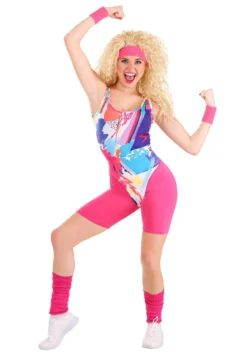 Armada Jazzercise Costume For Women -Smiffys Sales womens jazzercise costume alt 2