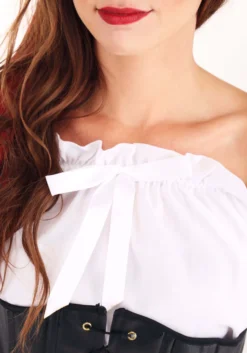 Skeleton Flag Rogue Pirate Costume For Women -Smiffys Sales womens pirate flag gypsy costume alt 3