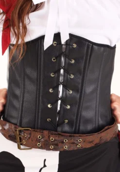 Skeleton Flag Rogue Pirate Costume For Women -Smiffys Sales womens pirate flag gypsy costume alt 8