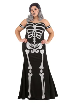 Armada Plus Size High Fashion Skeleton Costume For Women