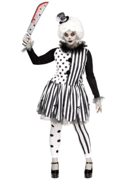 Fun World Women's Killer Clown Plus Size Costume