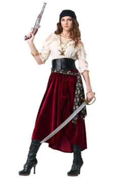 Plus Size Roving Buccaneer Women's Costume