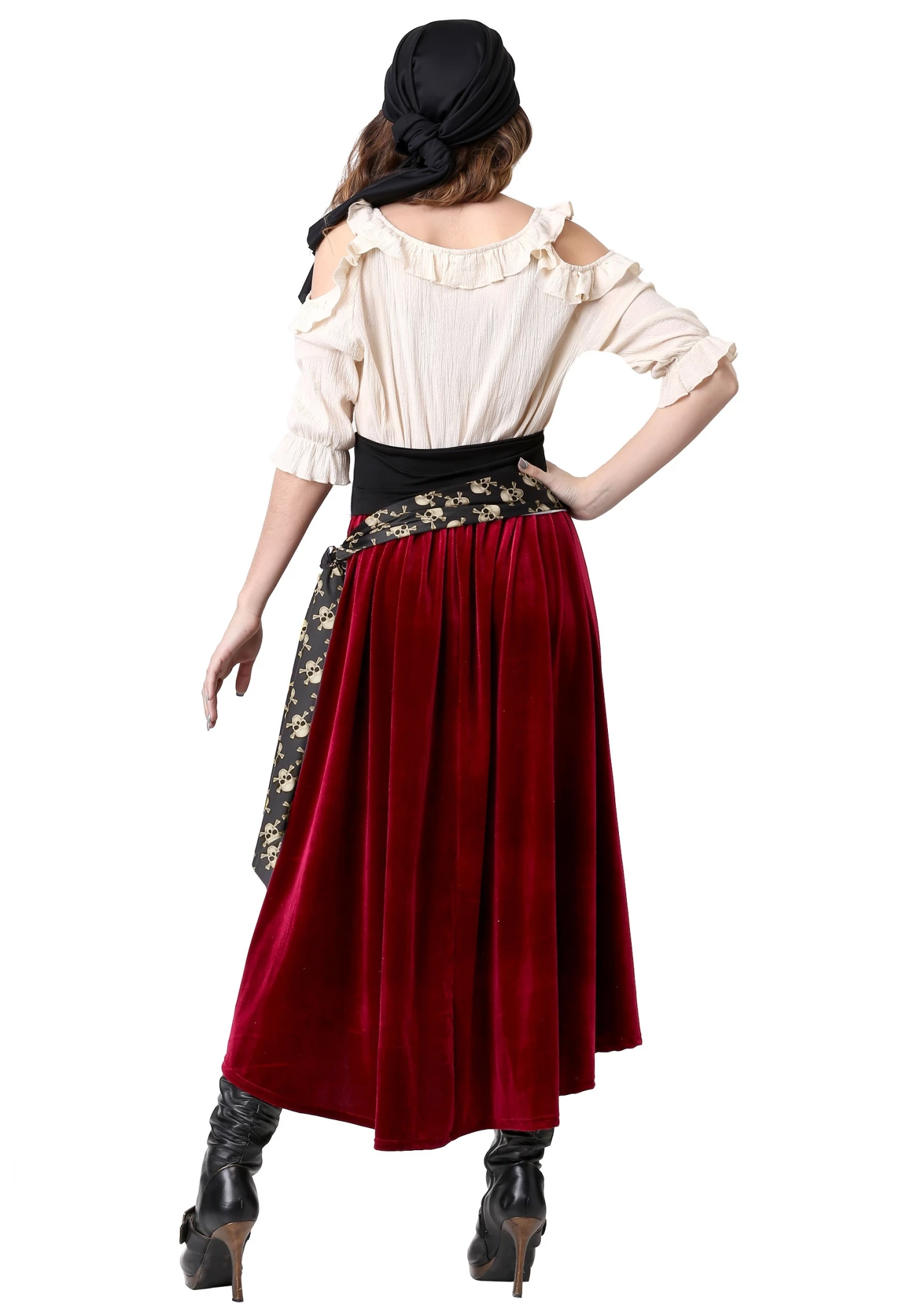 Plus Size Roving Buccaneer Women's Costume 2 Plus Size Roving Buccaneer Women's Costume - Image 2