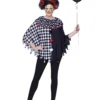 Fun World Women's Scary Clown Poncho Costume