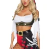 LEG AVENUE Sexy Wicked Pirate Wench Costume For Women